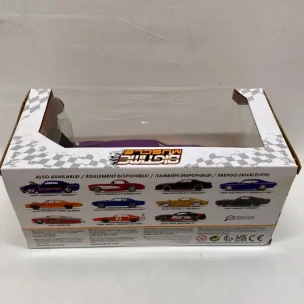 Jada Big Time Muscle 1969 Dodge Charger Daytona‎ 1:24 Purple Die-cast Model Car